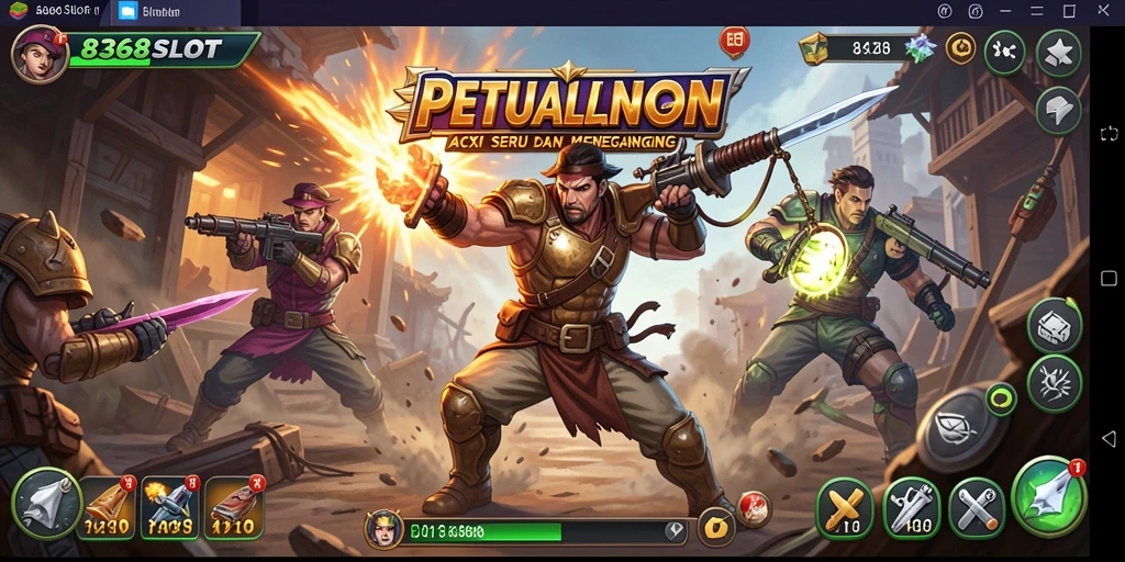 Tampilan gameplay seru dan menegangkan dari 8368SLOT.