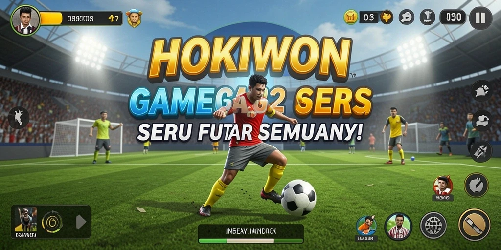 Tampilan gameplay HOKIWON yang penuh aksi dan seru.