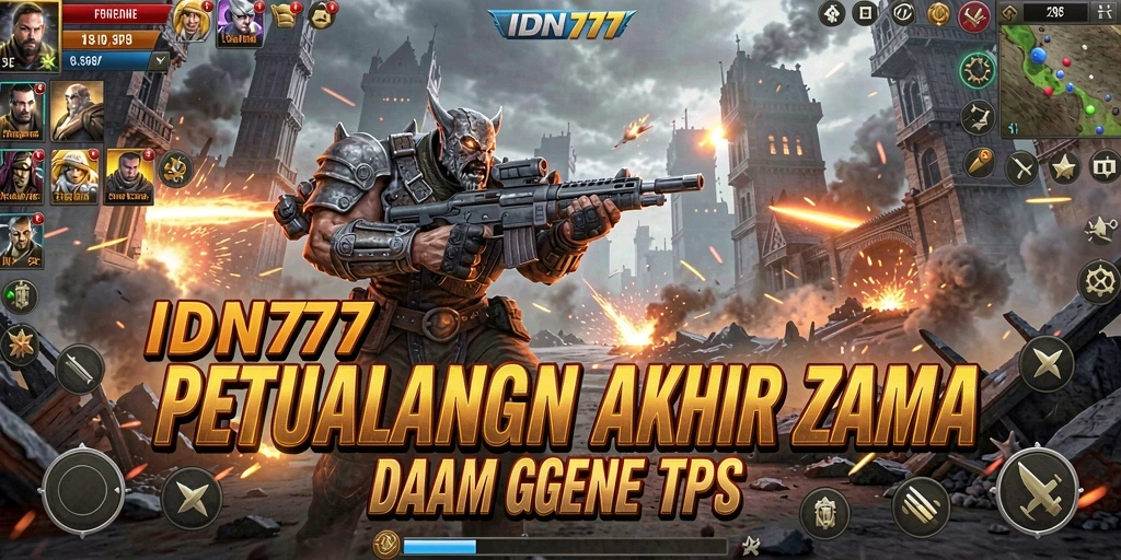 Gameplay seru dan mendebarkan dari IDN777 di dunia TPS.