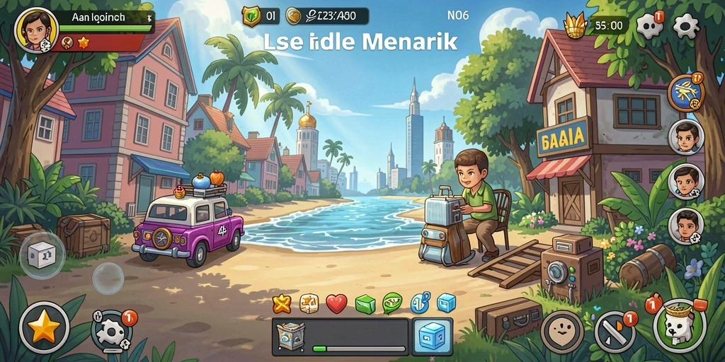 Tampilan gameplay N06 yang menawan dan menarik.