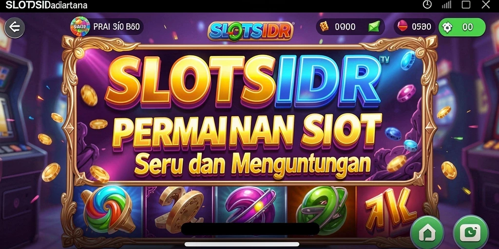 Tampilan menarik dari gameplay SLOTSIDR yang membuat ketagihan.