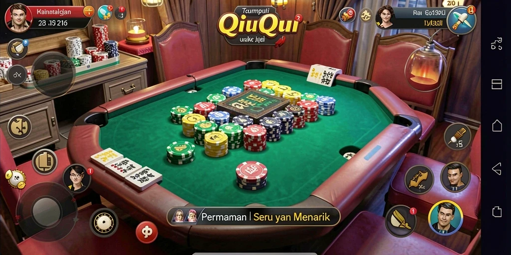 Tampilan seru dan menarik dari gameplay QiuQiu T6.